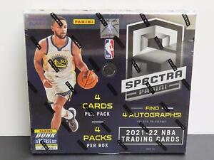 2021-22 Panini Spectra NBA Basketball Factory Sealed Hobby Box