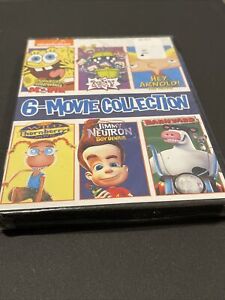 Nickelodeon: 6-Movie Collection (DVD) NEW *See Pics* Rugrats, SpongeBob, Jimmy