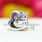 Authentic Sterling Silver Charm Sparkling Paw Print & Heart 798873C01