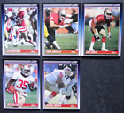 1990 Score Rookie & Traded San Francisco 49ers Football Cards Team Set