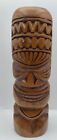 Hand Carved Wooden Totem Statue Maui Hawaii Bogardt  2008 Vintage Tiki Bar 12”
