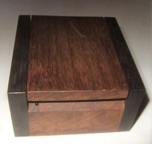 Modernist Wood Trinket Box Estate Find