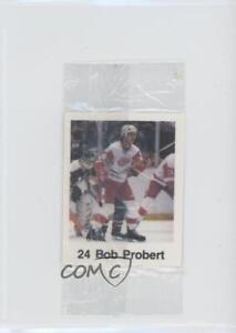 1988-89 Frito-Lay NHLPA Stickers Bob Probert Rookie RC