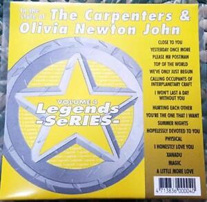 LEGENDS KARAOKE CDG CARPENTERS & OLIVIA NEWTON JOHN #4 POP OLDIES 16 SONGS