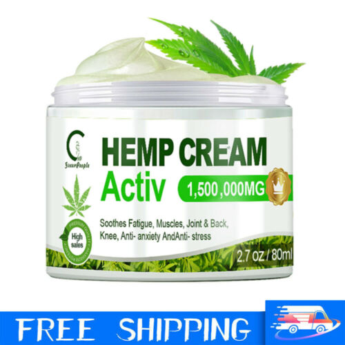 Hemp Pain Relief Cream 1,500,000mg For Massage to Relieve Back/Neck/Joint Pain