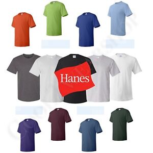 Hanes Essential-T Men's Plain Crewneck Short Sleeves T-Shirt 5280