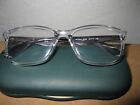Ray Ban RB 7047 eyeglass frames 54-17-140 crystal & black preowned