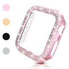Bling Diamond PC Bumper Case Cover For Apple Watch Series8 7 6 5 4 3 SE 40/41/45