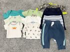 Baby Infant Boy Clothing Lot Of 11 Pieces, Newborn