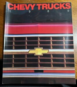 1989 Chevy Full-Size Pickup Trucks Dealer Sales Brochure Handout Chevy