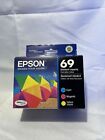 Epson 69 Standard-capacity 3 Ink Cartridges (Cyan, Magenta, Yellow) - Exp 6/2012