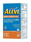 Aleve Back and Muscle Pain - 90 Tablet Exp 8/25