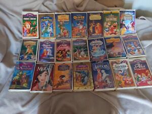 walt disney masterpiece collection vhs tapes