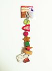 BA1001  Space-Kabob Bird Toy  for M/L Birds Wooden, Acryllic, Pumice, Rope Toys