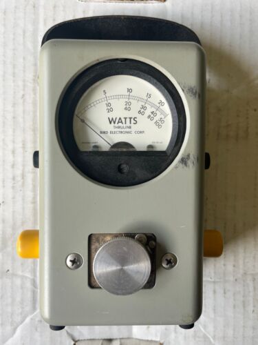 Bird Electronic Thruline Model 43 Wattmeter with 50W Element