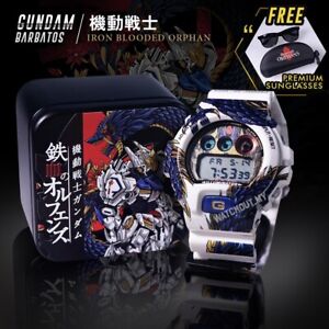 Premium Gundam Barbatos G-Shock Custom DW6900 Watch Set Men Digital Watch