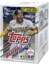 2021 Topps Baseball Series 2 Factory Sealed Blaster Box with EXCLUSIVE Patch New