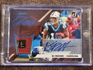 2019 Donruss Leather Kings, Dj Moore Patch Auto, /10