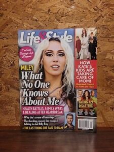 Life Style 2024 magazine MILEY CYRUS Kate Middleton TERI Hatcher LIAM Hemsworth