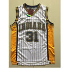 Reggie Miller 31# Basketball Jersey Indiana  Hardwood Classic Pin Striped Jersey