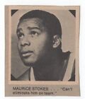RARE 1968  Maurice Stokes   magazine cut
