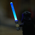 LocoLee LED Lightsaber for Lego DIY Lighting USB Powered Blue Color 2Pcs