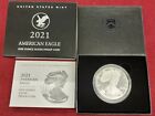 2021 W American 1 oz Silver Eagle Type 2 Proof OGP