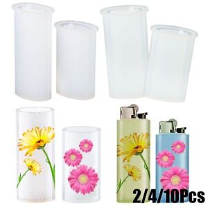 Silicone Resin Mold Universal Lighter Cover Punch Epoxy Mold Art Craft Tool USA