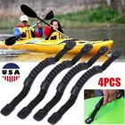 4PC Kayak Canoe Boat Side Mount Carry Handle With Bungee Cord Screws Accessories
