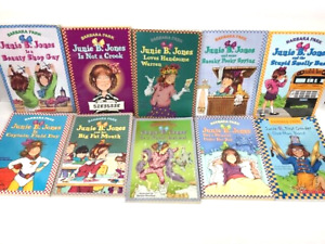 10 Junie B Jones book lot of paperback books kids chapter Barbara Park - GOOD