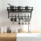 Kitchen Shelves  Folding Wall-mounted Pot Rack Hanging Pot Rack Kitchen Storage~