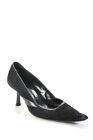 Richard Tyler Womens Suede Stiletto Heel Pointed Toe Pumps Black Size 7.5