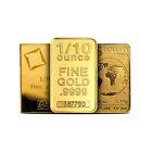 1/10 oz Gold Bar (Varied Condition, Any Mint)