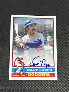 New Listing2013 Topps Archives Dave Lopes Fan Favorites Autograph Auto Dodgers NM-MINT++