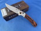 Benchmade 15085-2 Mini Crooked River Axis Lock Knife Brown Wood S30V Stainless