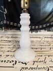 Vintage Milk Glass Lamp Base Small Table Lamp