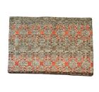 New ListingKilim Pillow Cover 15 X 22 Lumbar Taupe Neutral Boho Handmade Vtg One Of A Kind