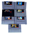 Lot of 7 Super Nintendo SNES Games Tested & Working