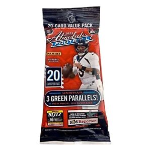 2022 Panini Absolute NFL Football Cello Value Pack Factory Sealed In Hand
