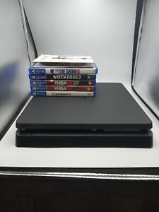 New ListingSony PlayStation 4 Slim 500GB Gaming System CUH-2215A Spots Due To Cleaner Photo