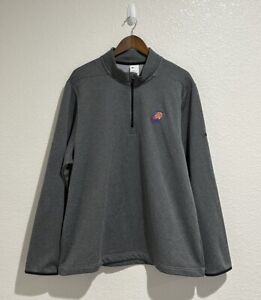Nike Phoenix Suns Jacket Adult Size XL Gray Quarter Zip Therma Fit Pullover Mens