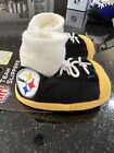 Pittsburgh Steelers cute team logo baby boots Size Medium 3-6 Months