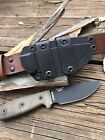 ESEE 3 or 4 Leather Scout Carry Horizontal Straps (knife &  Sheath Not Included)