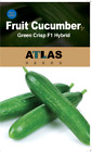 Fruit Cucumber -Green Crisp F1 Hybrid