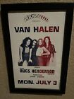 1978 Van Halen Original Armadillo Concert Poster 1st Print   Mint