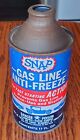 Cone Top Snap Gas Line Antifreeze Advertising Can Oil Motor 11 oz