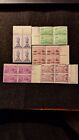 New ListingUS Stamp #790, 792, 795, 798, 799, 1930's Plate Blocks - M/F/NH