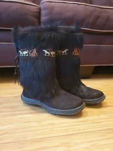 Snow Shearling Fur Winter Boots Sz 9.5 Brand New Very Warm
