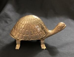 New ListingVintage Brass MCM Turtle Tortoise Figurine Statue