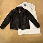 Coach Motorcycle Jacket Men’s Black Pebble Leather - Worn ONCE.  FROM SAK’S NYC